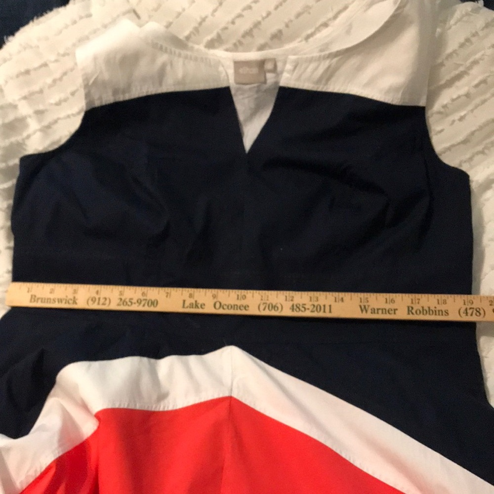 eShakti sleeveless color block dress - Picture 13 of 13